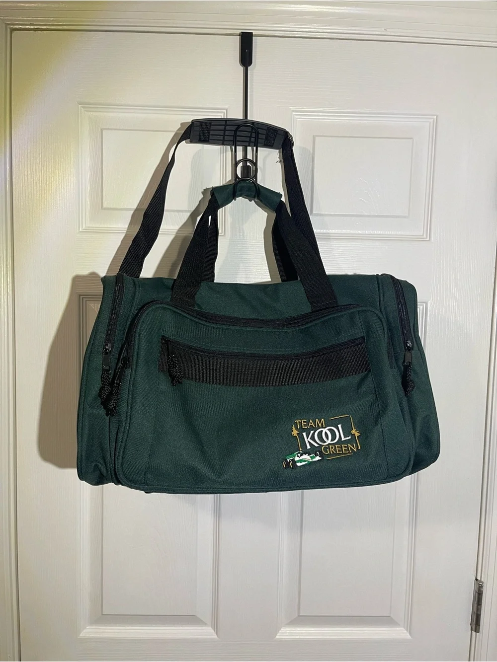 Team Kool Vintage 90’s Green Indy Racecar Green Duffle Bag EUC